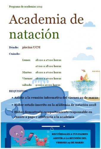 Academia de Natación.